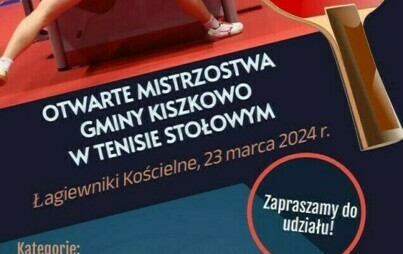 Zdjęcie do Otwarte Mistrzostwa Gminy w Tenisie Stołowym 23.03.2024