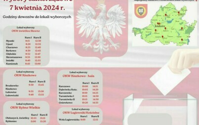 Zdjęcie do Transport dla wyborc&oacute;w w Gminie Kiszkowo - Wybory samorządowe; 2024-04-07