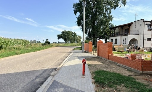 Nowy chodnik w Myszkach