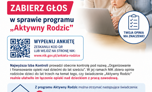Ankieta NIK dla rodziców dzieci do lat trzech
