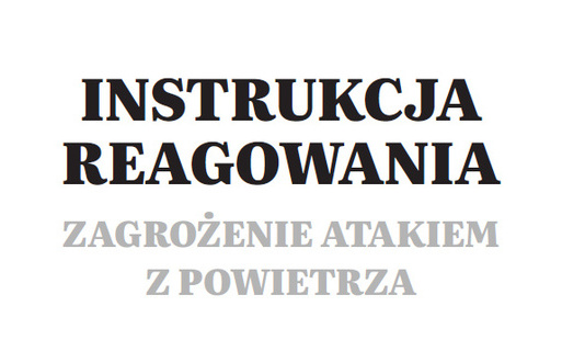 Procedura przygotowania i reagowania w szkole lub przedszkolu po otrzymaniu komunikatu o zagrożeniu z powietrza, ogłoszeniu alarmu i jego odwołaniu
