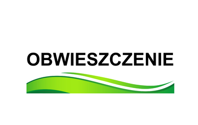 Zdjęcie do Obwieszczenie