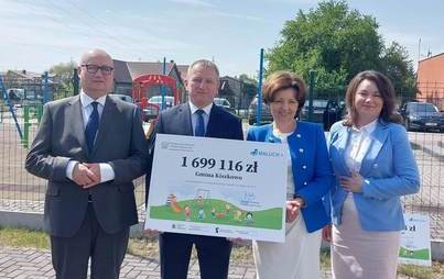 Zdjęcie do Prawie 1,7 mln zł dla Gminy Kiszkowo na budowę Żłobka
